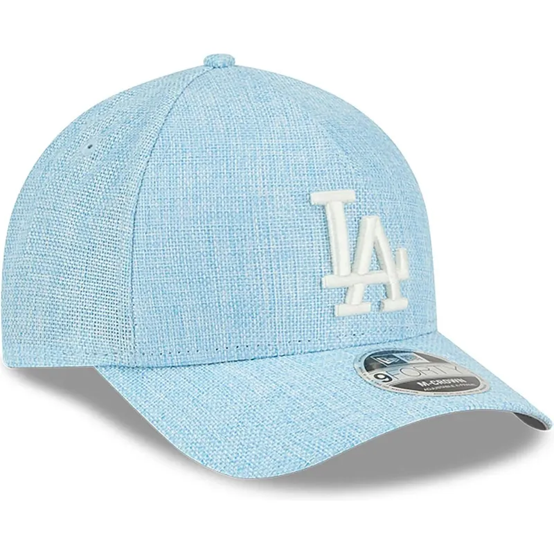 kapa-zaobljena-plava-snapback-9forty-m-crown-a-frame-cotton-weave-los-angeles-dodgers-mlb-new-era