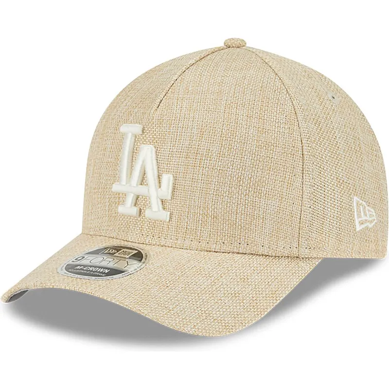 kapa-zaobljena-bez-snapback-9forty-m-crown-a-frame-cotton-weave-los-angeles-dodgers-mlb-new-era
