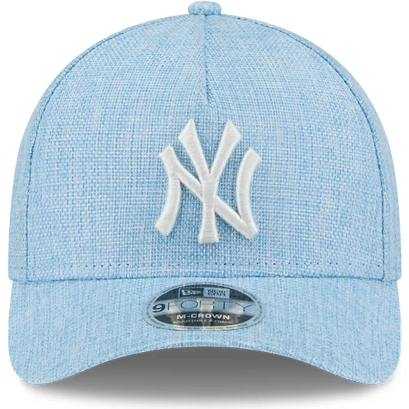 kapa-zaobljena-plava-snapback-9forty-m-crown-a-frame-cotton-weave-new-york-yankees-mlb-new-era