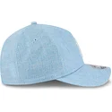 new-era-curved-brim-9forty-m-crown-a-frame-cotton-weave-new-york-yankees-mlb-light-blue-snapback-cap