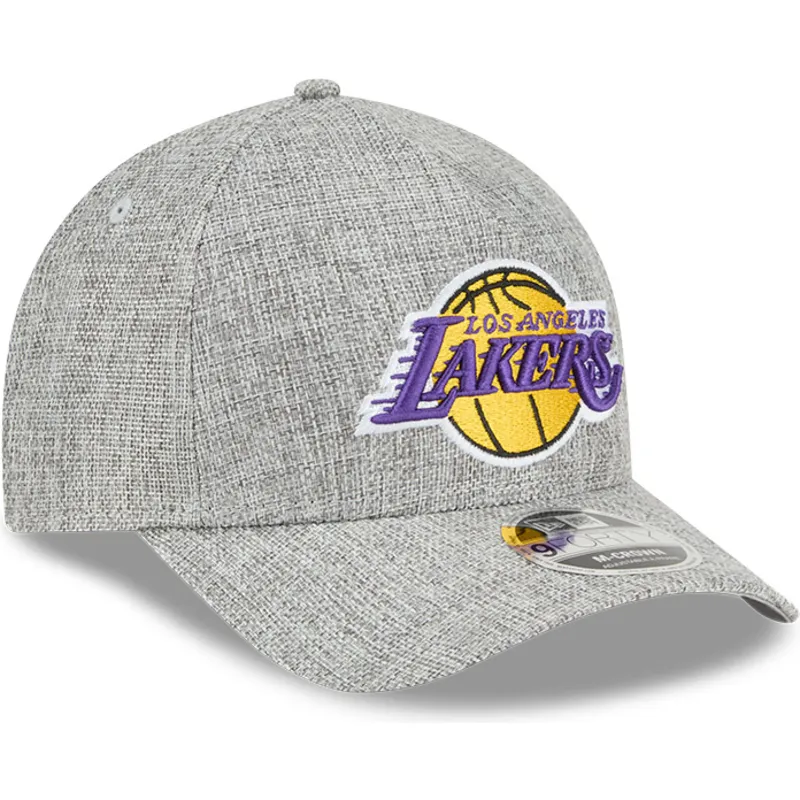 kapa-zaobljena-siva-snapback-9forty-m-crown-a-frame-cotton-weave-los-angeles-lakers-nba-new-era