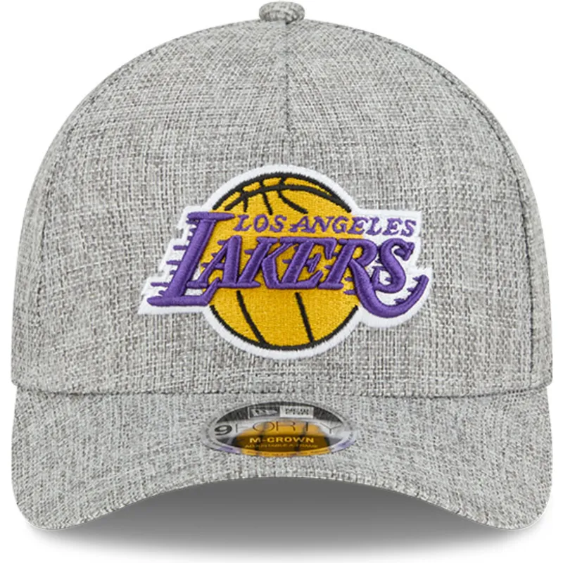 kapa-zaobljena-siva-snapback-9forty-m-crown-a-frame-cotton-weave-los-angeles-lakers-nba-new-era