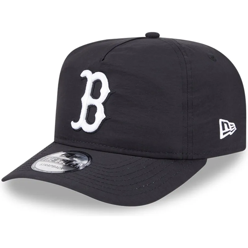 kapa-zaobljena-crna-podesiv-golfer-everyday-nylon-boston-red-sox-mlb-new-era