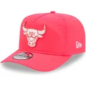 cap-zaobljena-pink-adjustable-strap-golfer-everyday-nylon-chicago-bulls-nba-new-era