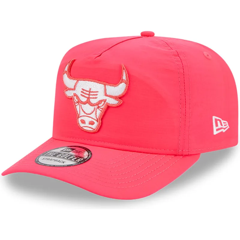 kapa-zaobljena-ruzicasta-podesiv-golfer-everyday-nylon-chicago-bulls-nba-new-era