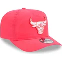 cap-zaobljena-pink-adjustable-strap-golfer-everyday-nylon-chicago-bulls-nba-new-era