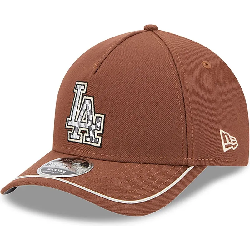 cap-zaobljena-brown-snapback-9forty-m-crown-a-frame-motorsport-los-angeles-dodgers-mlb-new-era