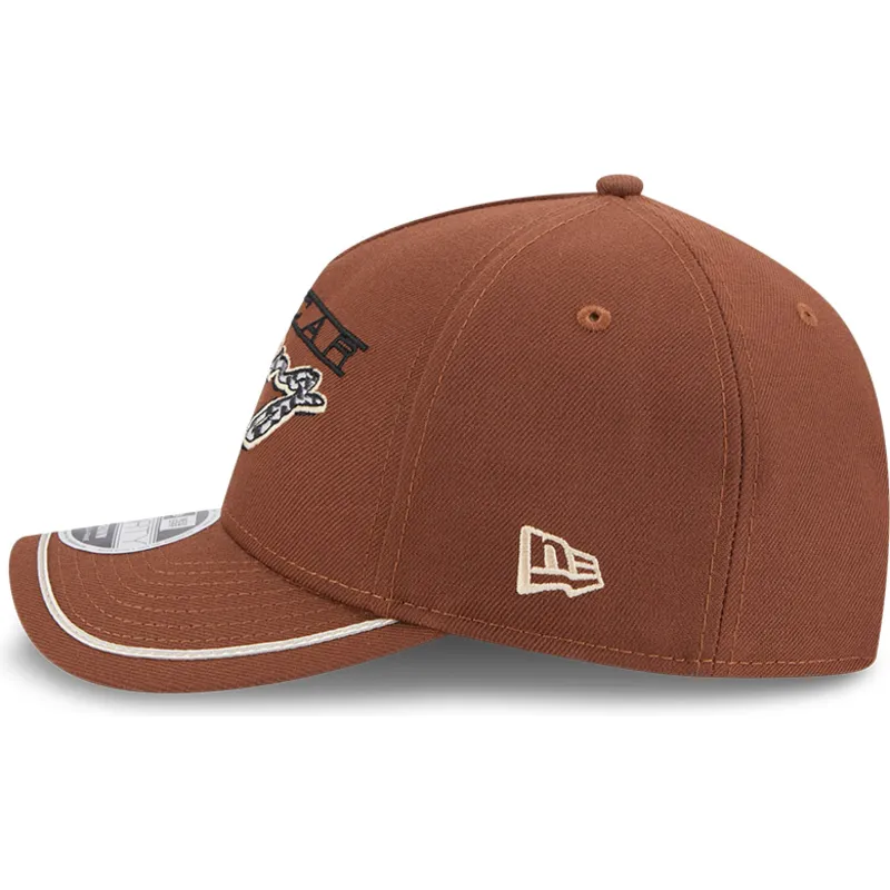 cap-zaobljena-brown-snapback-9forty-m-crown-a-frame-motorsport-nascar-new-era