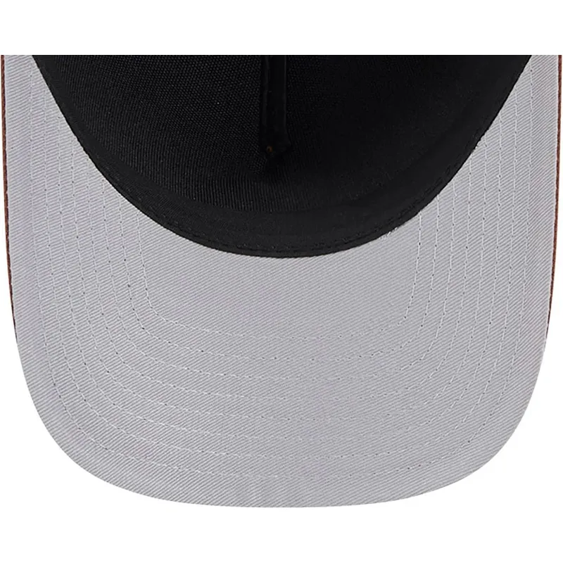 kapa-zaobljena-smeda-snapback-9forty-m-crown-a-frame-motorsport-new-york-yankees-mlb-new-era