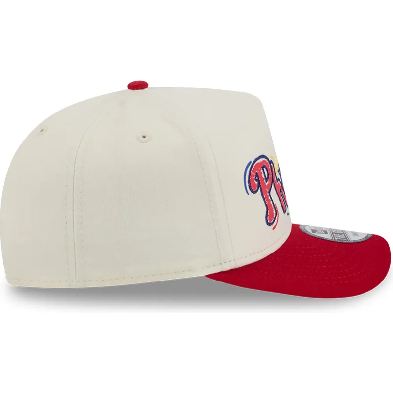 kapa-zaobljena-crvena-snapback-golfer-team-scribble-philadelphia-phillies-mlb-new-era kapa-zaobljena-crvena-snapback-golfer-team-scribble-philadelphia-phillies-mlb-new-era
