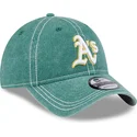kapa-zaobljena-zelena-podesiv-9twenty-washed-contrast-oakland-athletics-mlb-new-era