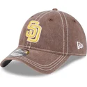 kapa-zaobljena-smeda-podesiv-9twenty-washed-contrast-san-diego-padres-mlb-new-era