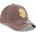 kapa-zaobljena-smeda-podesiv-9twenty-washed-contrast-san-diego-padres-mlb-new-era