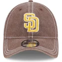 kapa-zaobljena-smeda-podesiv-9twenty-washed-contrast-san-diego-padres-mlb-new-era