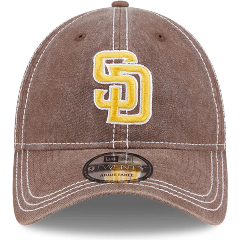 kapa-zaobljena-smeda-podesiv-9twenty-washed-contrast-san-diego-padres-mlb-new-era