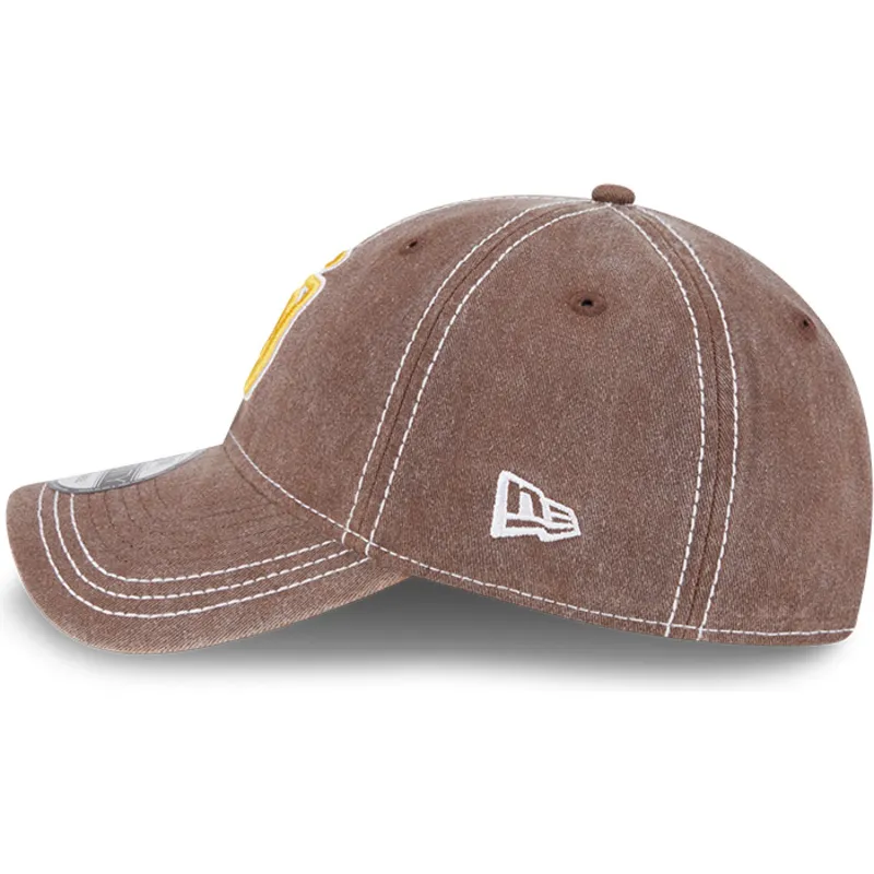 kapa-zaobljena-smeda-podesiv-9twenty-washed-contrast-san-diego-padres-mlb-new-era