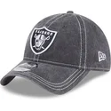 kapa-zaobljena-siva-podesiv-9twenty-washed-contrast-las-vegas-raiders-nfl-new-era