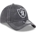 kapa-zaobljena-siva-podesiv-9twenty-washed-contrast-las-vegas-raiders-nfl-new-era