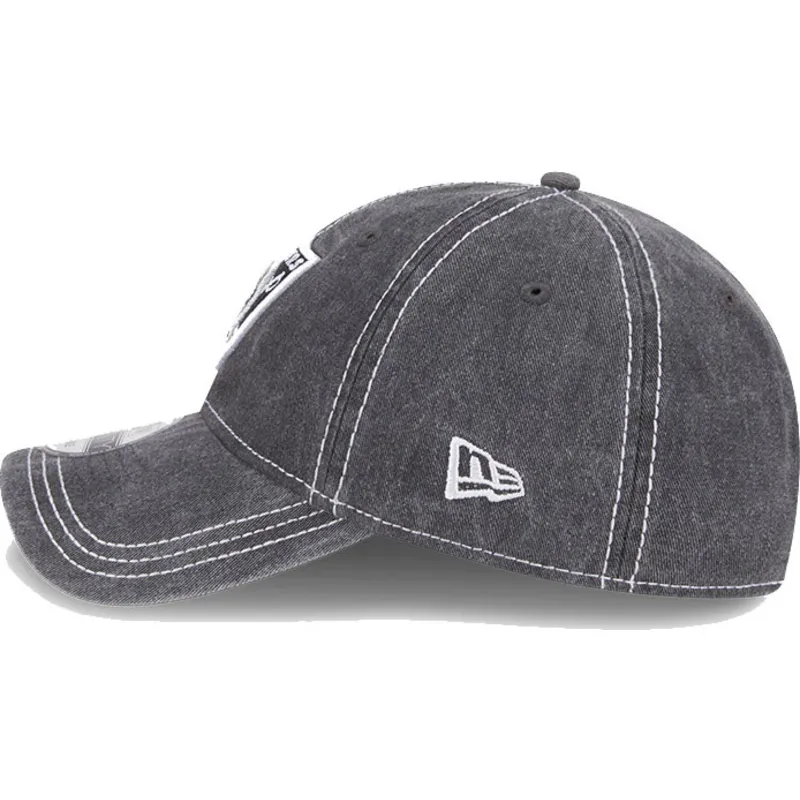 kapa-zaobljena-siva-podesiv-9twenty-washed-contrast-las-vegas-raiders-nfl-new-era