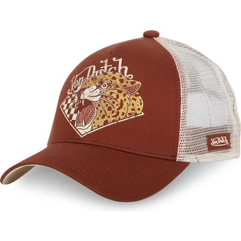 Kapa zaobljena smeđa snapback GUE Von Dutch