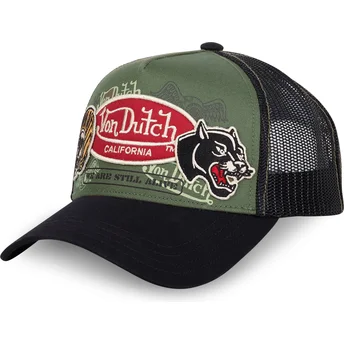 Cap zaobljena green snapback Von Dutch