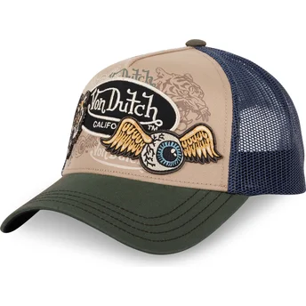 Cap zaobljena multicolor snapback Von Dutch