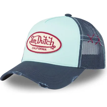 Kapa zaobljena plava snapback USED 01 Von Dutch