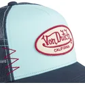 kape-zaobljena-plava-snapback-used-01-von-dutch