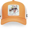 kapa-zaobljena-narancasta-snapback-loo11-bug2-zeko-dusko-looney-tunes-capslab
