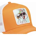 kapa-zaobljena-narancasta-snapback-loo11-bug2-zeko-dusko-looney-tunes-capslab