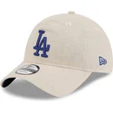 kapa-zaobljena-bez-podesiv-9twenty-linen-spring-training-fan-pack-2025-los-angeles-dodgers-mlb-new-era