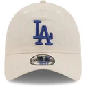 kapa-zaobljena-bez-podesiv-9twenty-linen-spring-training-fan-pack-2025-los-angeles-dodgers-mlb-new-era