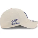 kapa-zaobljena-bez-podesiv-9twenty-linen-spring-training-fan-pack-2025-los-angeles-dodgers-mlb-new-era