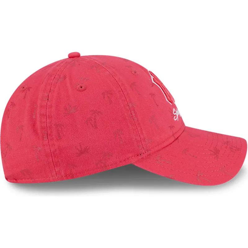kape-zaobljena-ruzicasta-podesiva-traka-9twenty-pattern-spring-training-fan-pack-2025-new-york-yankees-mlb-new-era