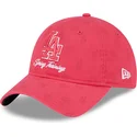 kapa-zaobljena-ruzicasta-podesiv-9twenty-pattern-spring-training-fan-pack-2025-los-angeles-dodgers-mlb-new-era