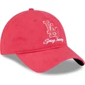 kapa-zaobljena-ruzicasta-podesiv-9twenty-pattern-spring-training-fan-pack-2025-los-angeles-dodgers-mlb-new-era