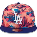 kapa-ravna-visebojno-snapback-9fifty-printed-spring-training-fan-pack-2025-los-angeles-dodgers-mlb-new-era