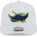 kapa-zaobljena-bijela-snapback-9seventy-perf-spring-training-fan-pack-2025-tampa-bay-rays-mlb-new-era