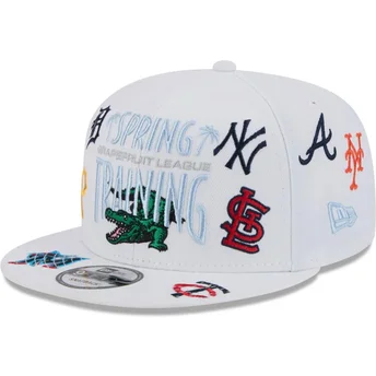kapa-ravna-bijela-snapback-9fifty-scatter-spring-training-fan-pack-2025-mlb-new-era