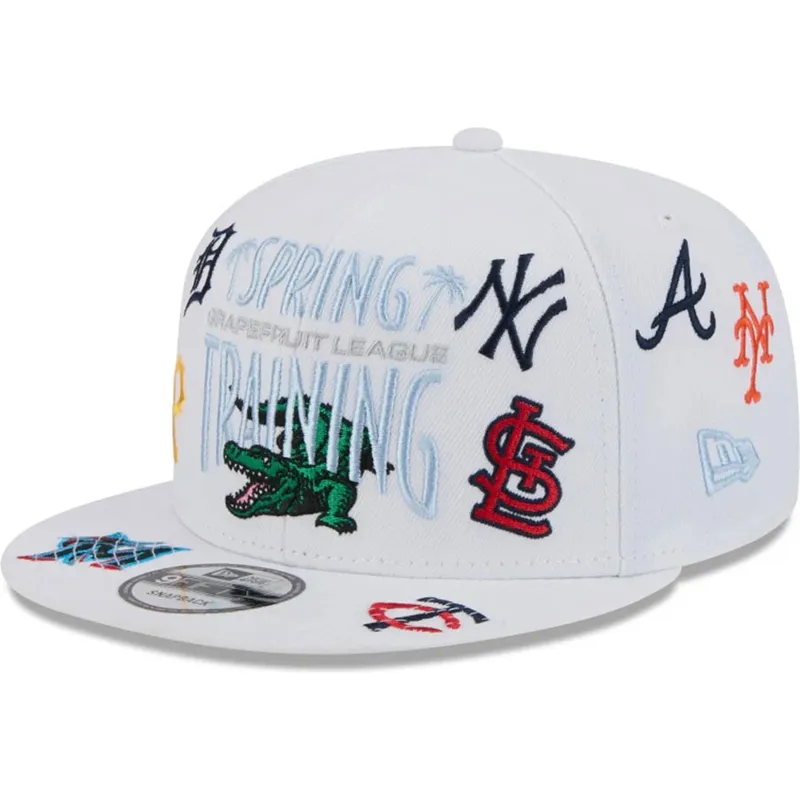 kapa-ravna-bijela-snapback-9fifty-scatter-spring-training-fan-pack-2025-mlb-new-era