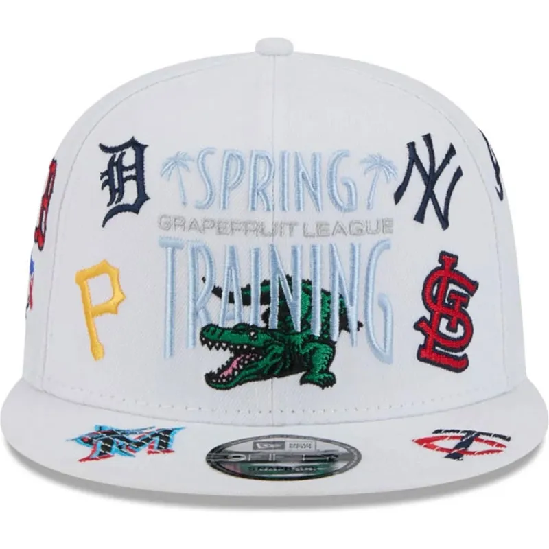 kapa-ravna-bijela-snapback-9fifty-scatter-spring-training-fan-pack-2025-mlb-new-era