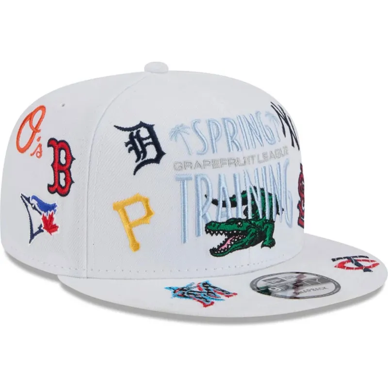 kapa-ravna-bijela-snapback-9fifty-scatter-spring-training-fan-pack-2025-mlb-new-era