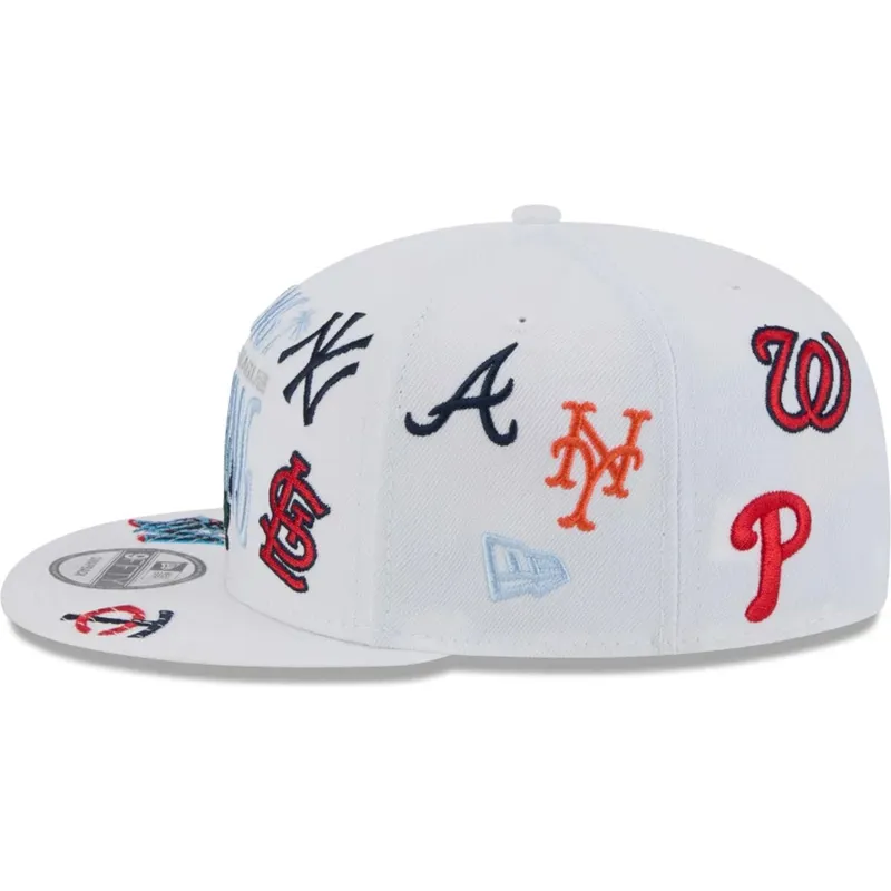 kapa-ravna-bijela-snapback-9fifty-scatter-spring-training-fan-pack-2025-mlb-new-era