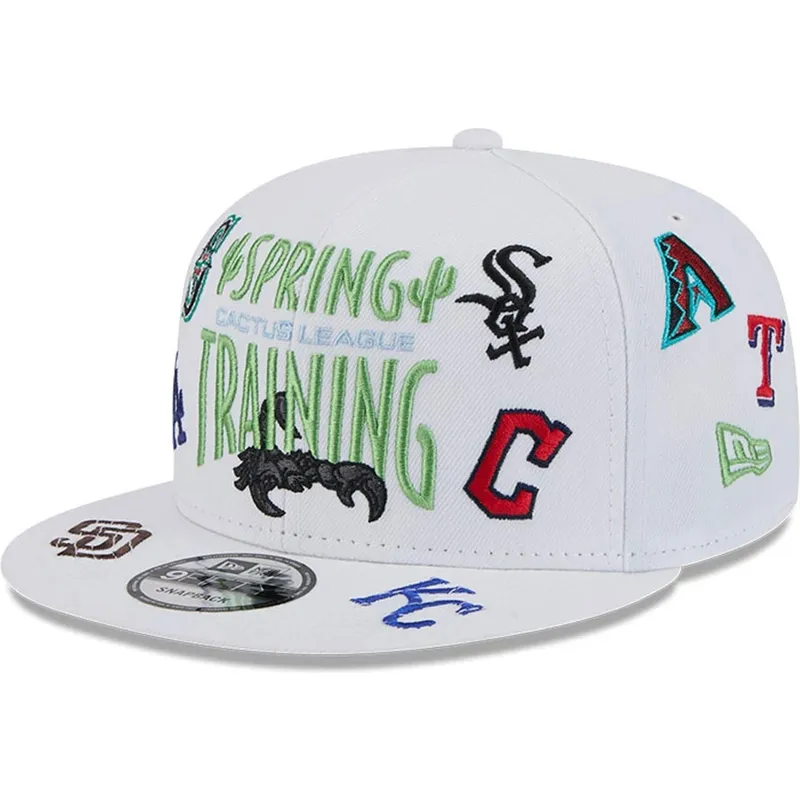 kapa-ravna-bijela-snapback-9fifty-scatter-spring-training-fan-pack-2025-mlb-new-era