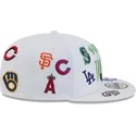 kapa-ravna-bijela-snapback-9fifty-scatter-spring-training-fan-pack-2025-mlb-new-era