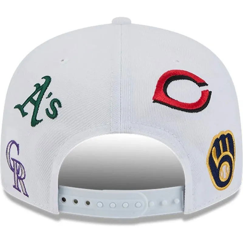 kapa-ravna-bijela-snapback-9fifty-scatter-spring-training-fan-pack-2025-mlb-new-era