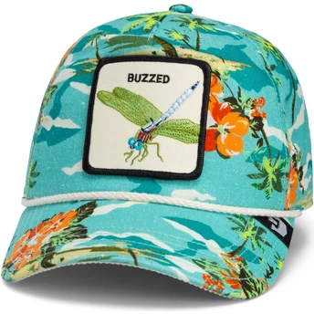 Kape zaobljena plava snapback libélula Buzzed Hapy Our Salty Rim The Farm The Farm de Goorin Bros.