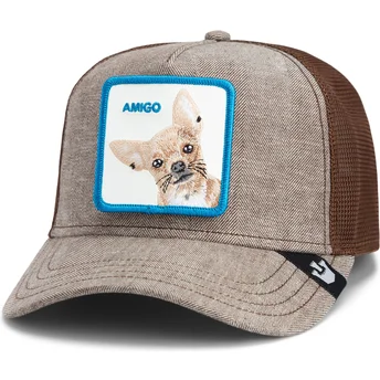 Cap zaobljena brown snapback The Farm de Goorin Bros.
