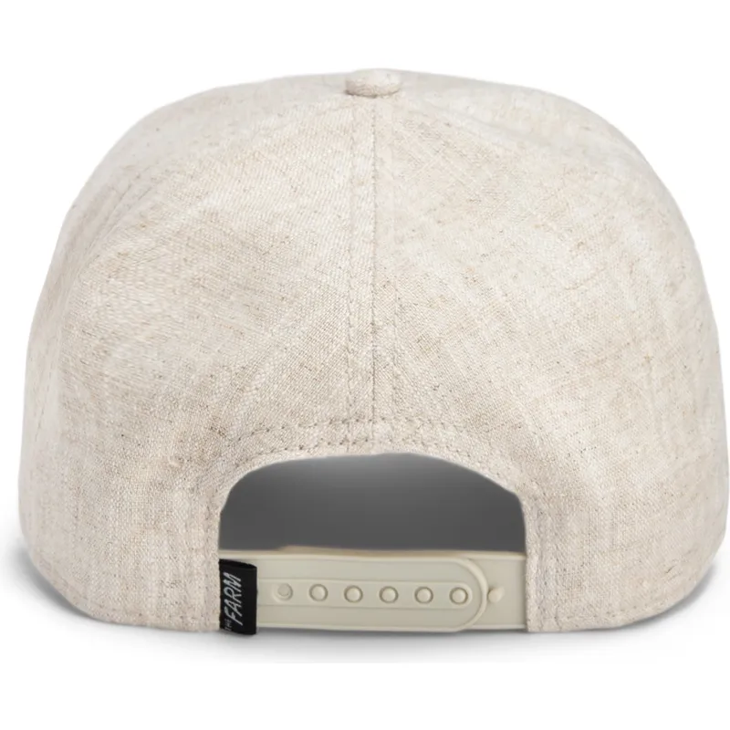 cap-zaobljena-beige-snapback-the-farm-de-goorin-bros