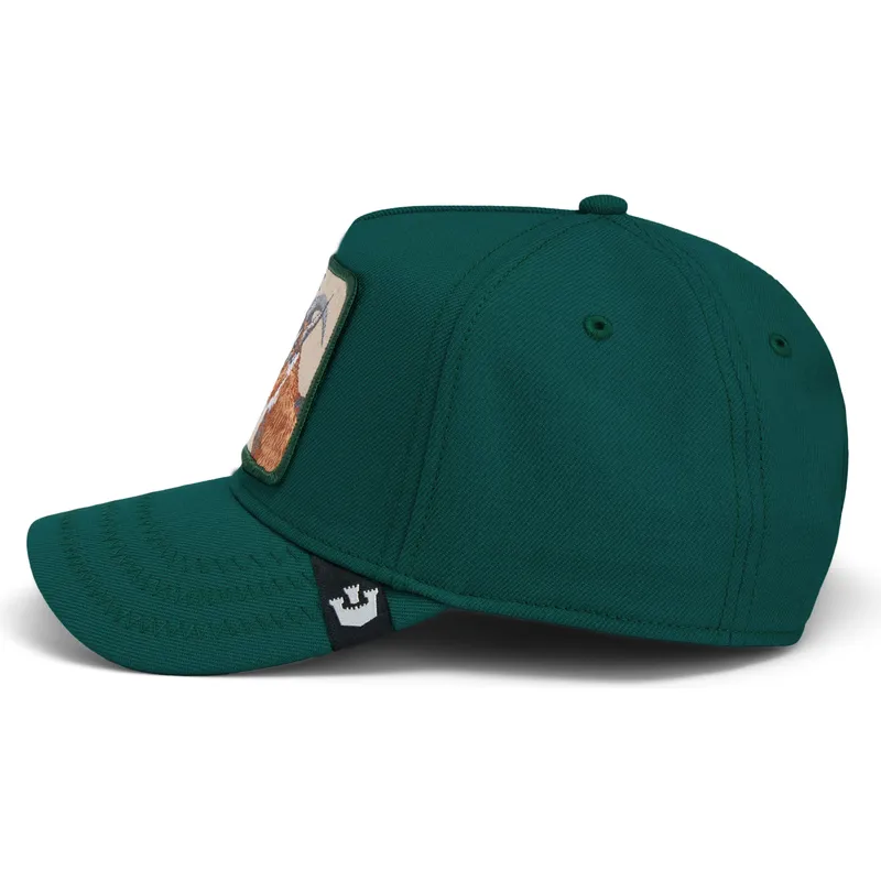 kapa-zaobljena-zelena-snapback-goat-greatest-field-100-the-farm-goorin-bros